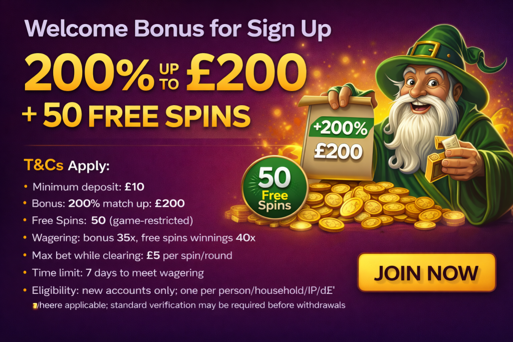 Welcome Vanguard casino bonus